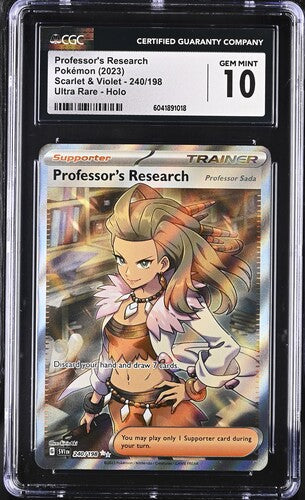 Pokémon English Professor's Research 240/198 2023 Scarlet & Violet image 0