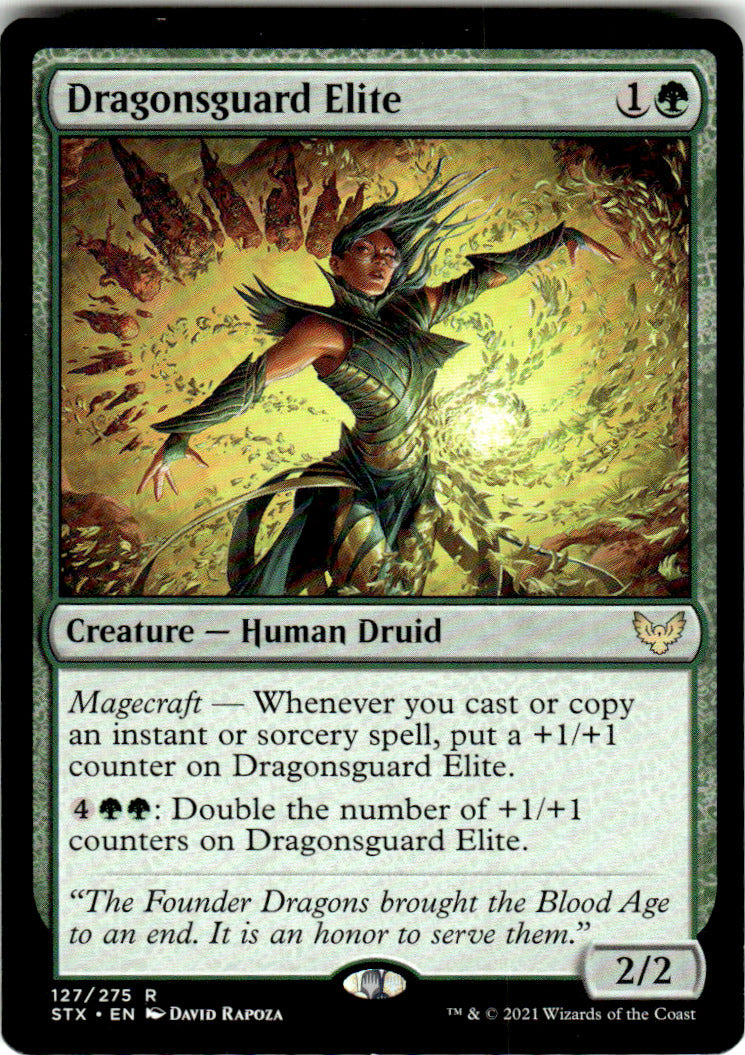 Dragonsguard Elite Strixhaven: School of Mages 127 R Magic: The Gathering