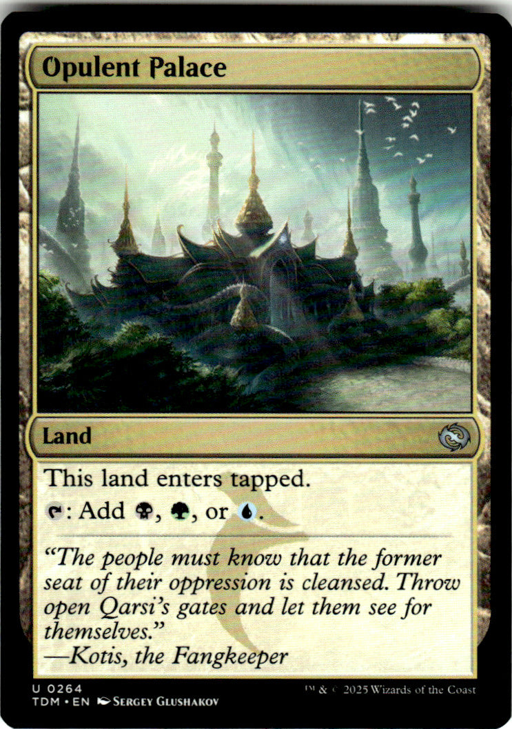 Opulent Palace Tarkir: Dragonstorm 264 U Magic: The Gathering Near Mint