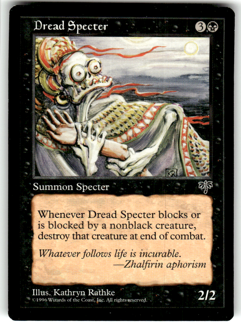 Dread Specter Mirage U Magic: The Gathering Lightly Played