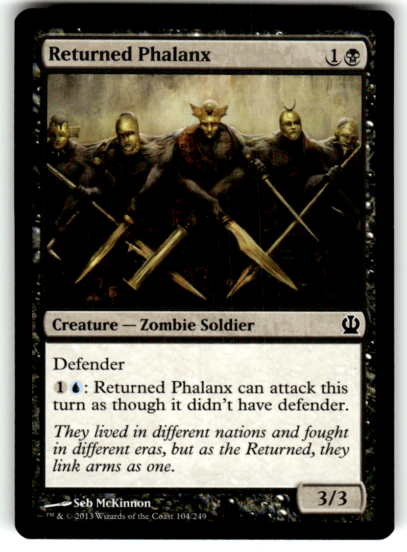Returned Phalanx Theros 104 C Magic: The Gathering Near Mint