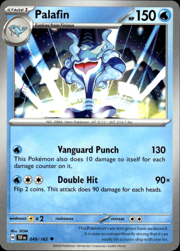 Palafin Temporal Forces 049/162 Uncommon Pokémon — English Near Mint