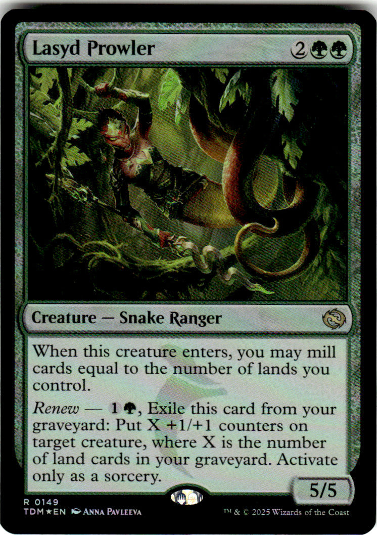 Lasyd Prowler Tarkir: Dragonstorm 149 R Foil Magic: The Gathering Near Mint