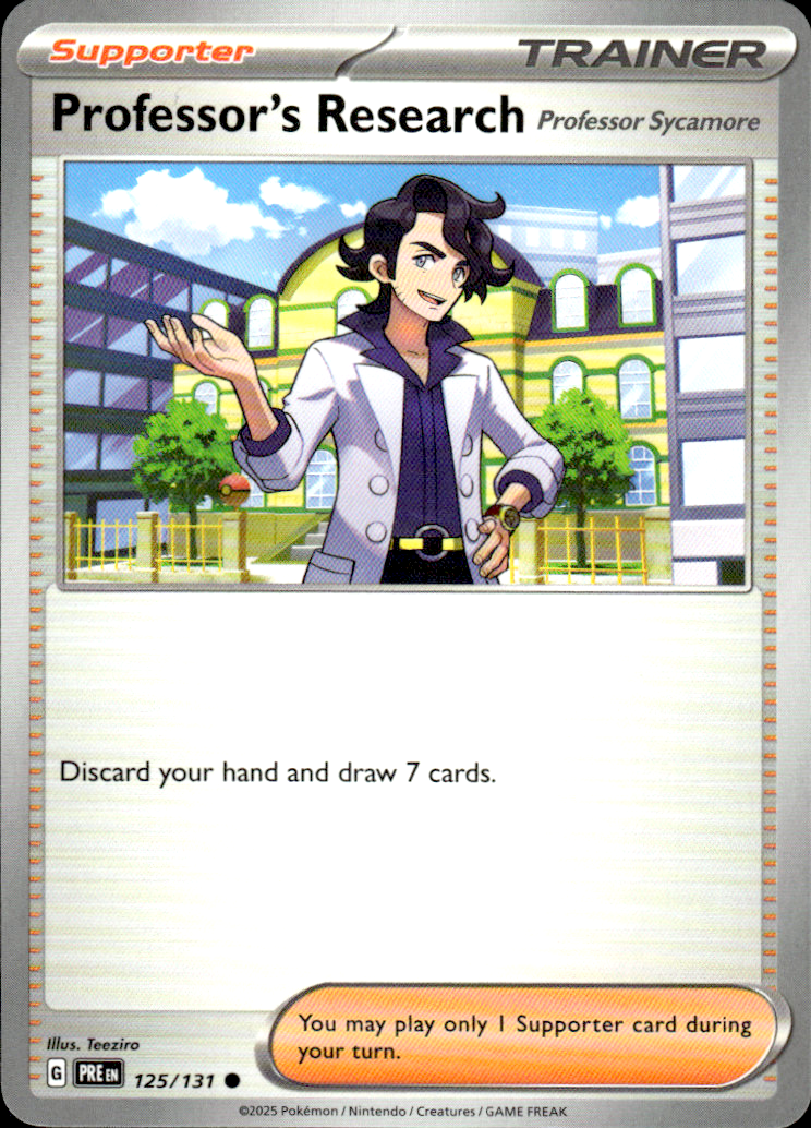 Professor's Research [Professor Sycamore] Prismatic Evolutions 125/131 Common