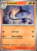 Lampent Twilight Masquerade 037/167 Common Pokémon — English Near Mint