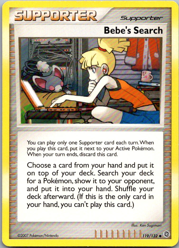 Bebe's Search 119/132 Uncommon Secret Wonders Pokemon Heavily Played