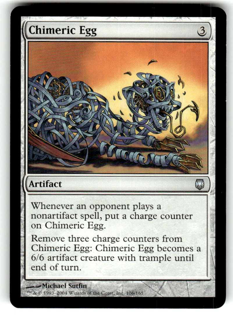 Chimeric Egg Darksteel 106 U Magic: The Gathering Near Mint