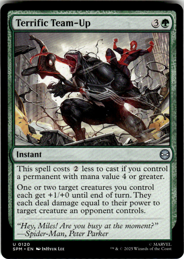 Terrific Team-Up Marvel's Spider-Man 120 U Magic: The Gathering Near Mint