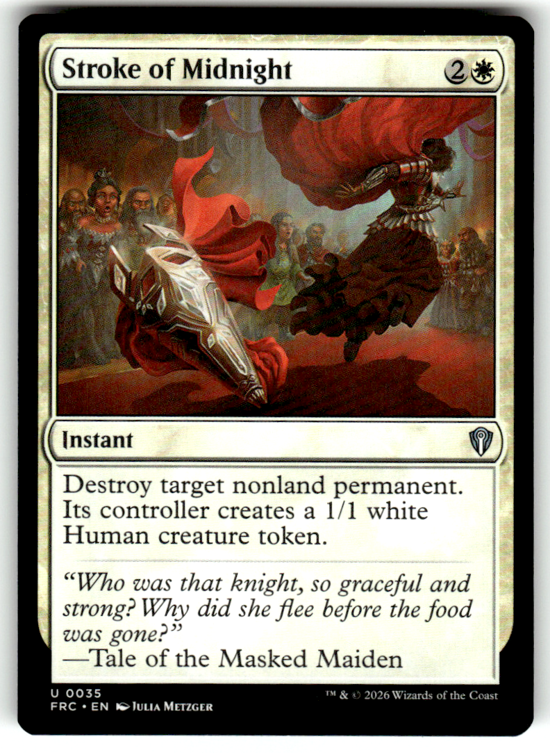 Stroke of Midnight Commander: Reality Fracture 35 U Magic: The Gathering