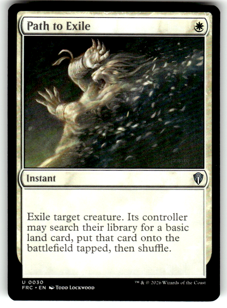 Path to Exile Commander: Reality Fracture 30 U Magic: The Gathering Near Mint