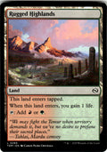 Rugged Highlands Tarkir: Dragonstorm 265 L Magic: The Gathering Near Mint