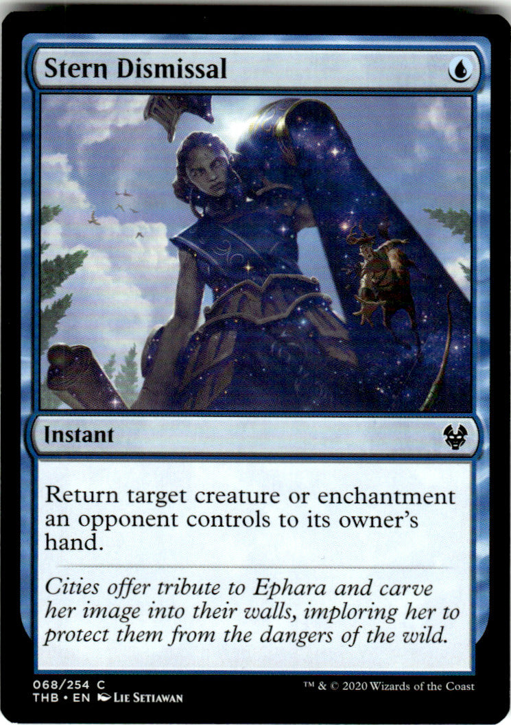 Stern Dismissal Theros Beyond Death 68 C Magic: The Gathering Near Mint
