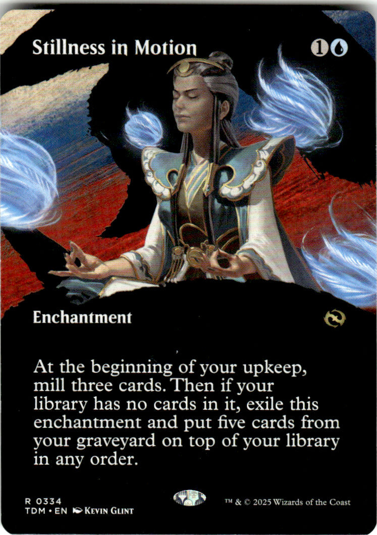 Stillness in Motion (Borderless) Tarkir: Dragonstorm 334 R Magic: The Gathering
