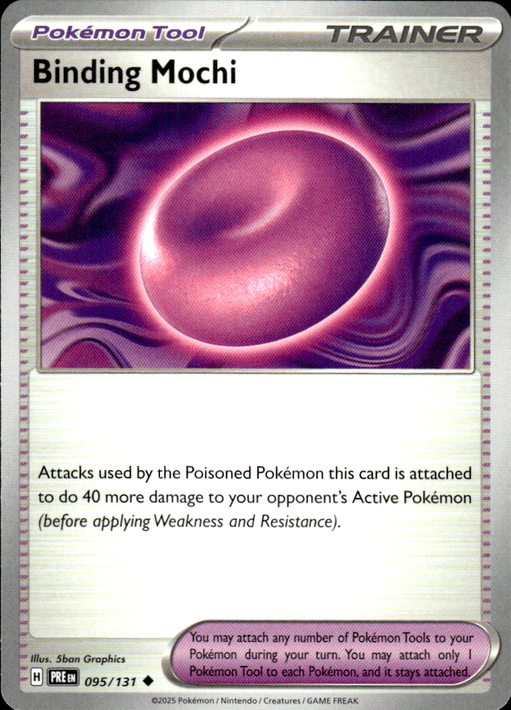 Binding Mochi Prismatic Evolutions 095/131 Uncommon Pokémon — English Near Mint