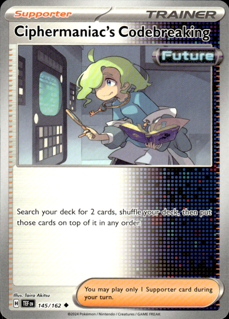 Ciphermaniac's Codebreaking Temporal Forces 145/162 Uncommon Pokémon — English