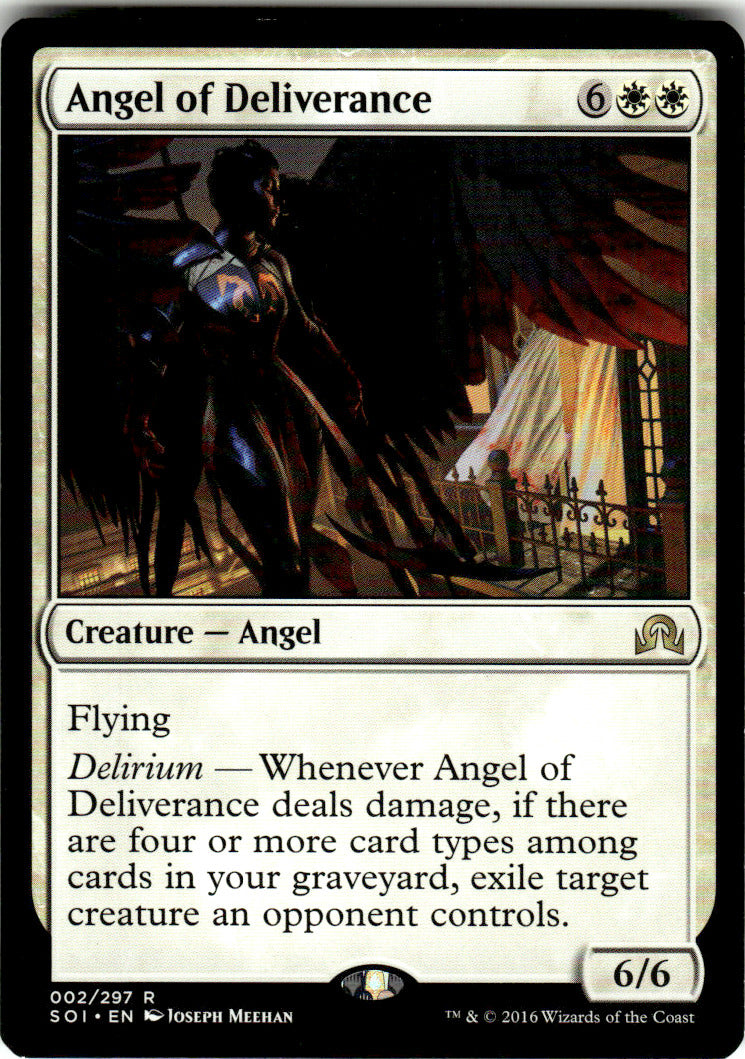 Angel of Deliverance Shadows over Innistrad 2 R Magic: The Gathering Near Mint