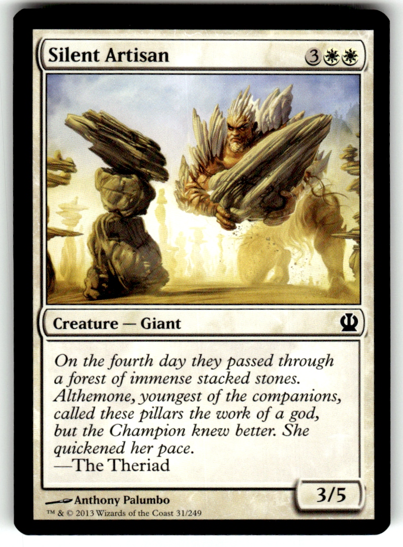 Silent Artisan Theros 31 C Magic: The Gathering Lightly Played