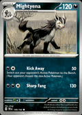 Mightyena Temporal Forces 106/162 Common Pokémon — English Near Mint