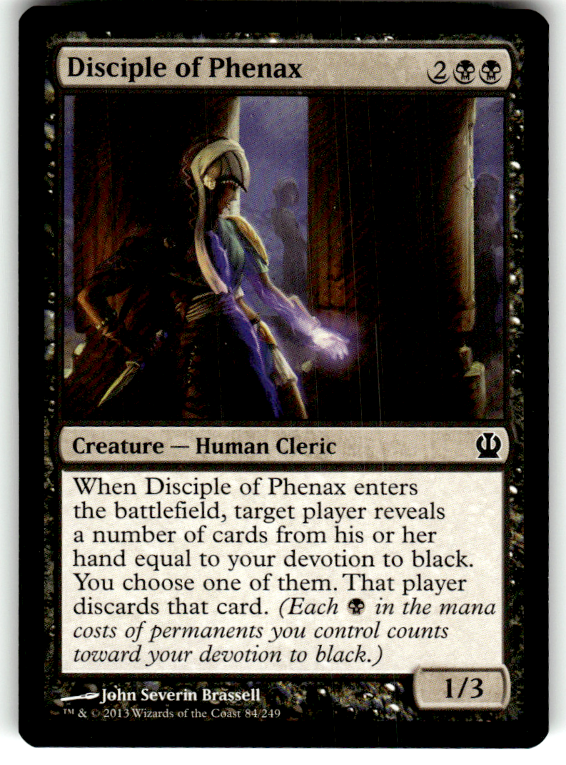 Disciple of Phenax Theros 84 C Magic: The Gathering Near Mint