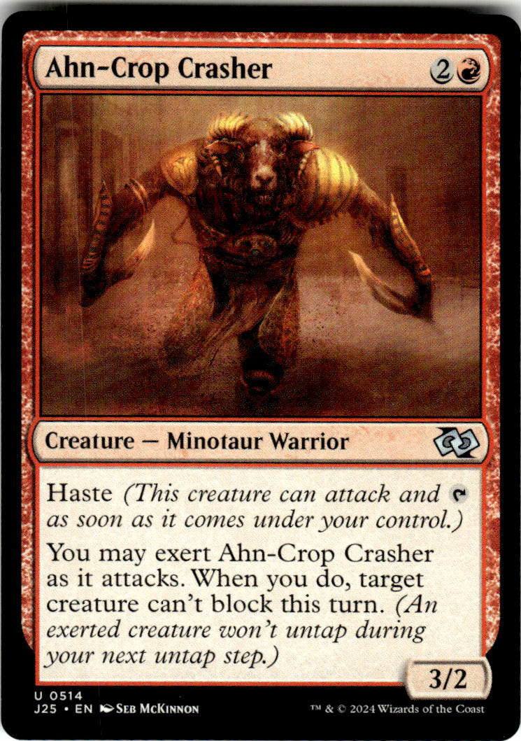 Ahn-Crop Crasher Foundations Jumpstart 514 U Magic: The Gathering Near Mint
