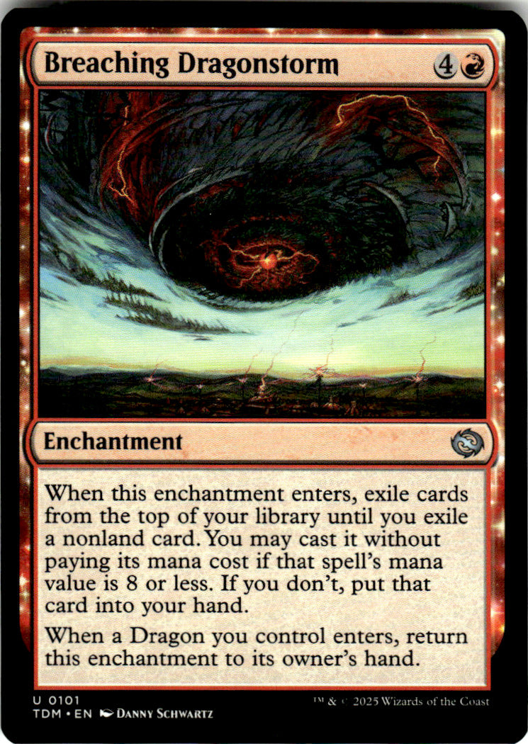 Breaching Dragonstorm Tarkir: Dragonstorm 101 U Magic: The Gathering Near Mint