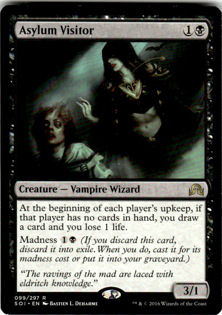 Asylum Visitor Shadows over Innistrad 99 R Magic: The Gathering Near Mint