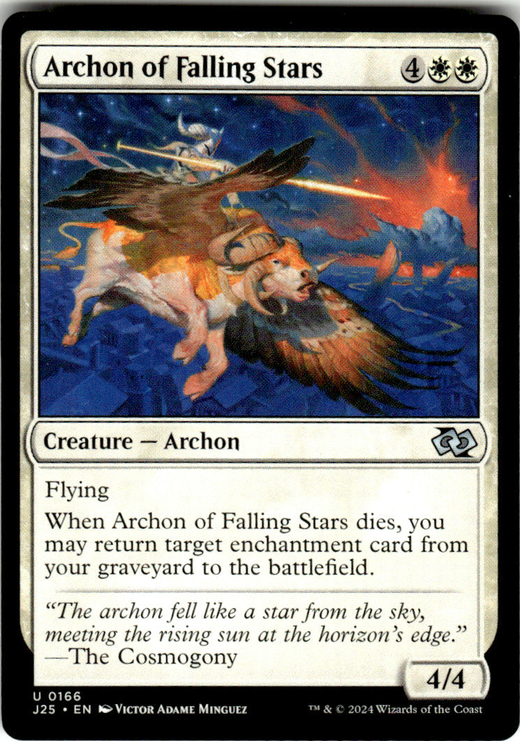 Archon of Falling Stars Foundations Jumpstart 166 U Magic: The Gathering