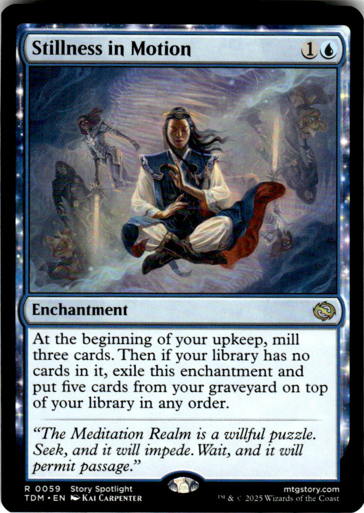 Stillness in Motion Tarkir: Dragonstorm 59 R Magic: The Gathering Near Mint
