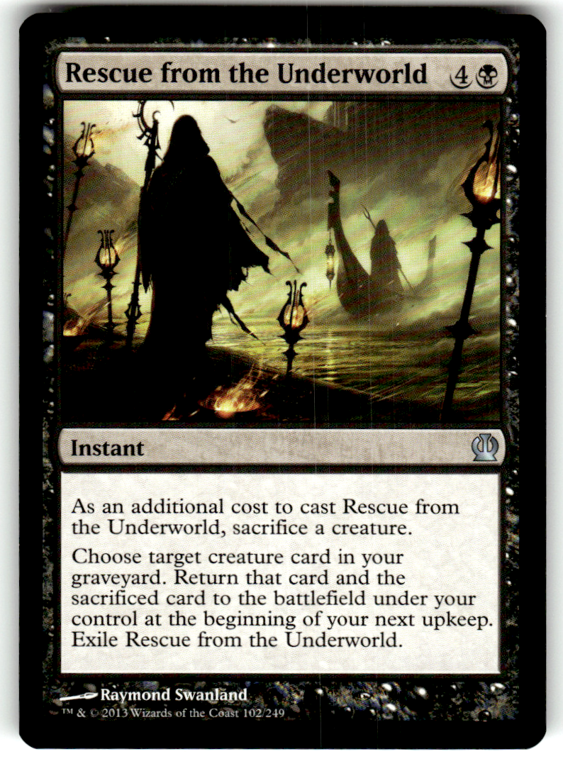 Rescue from the Underworld Theros 102 U Magic: The Gathering Near Mint