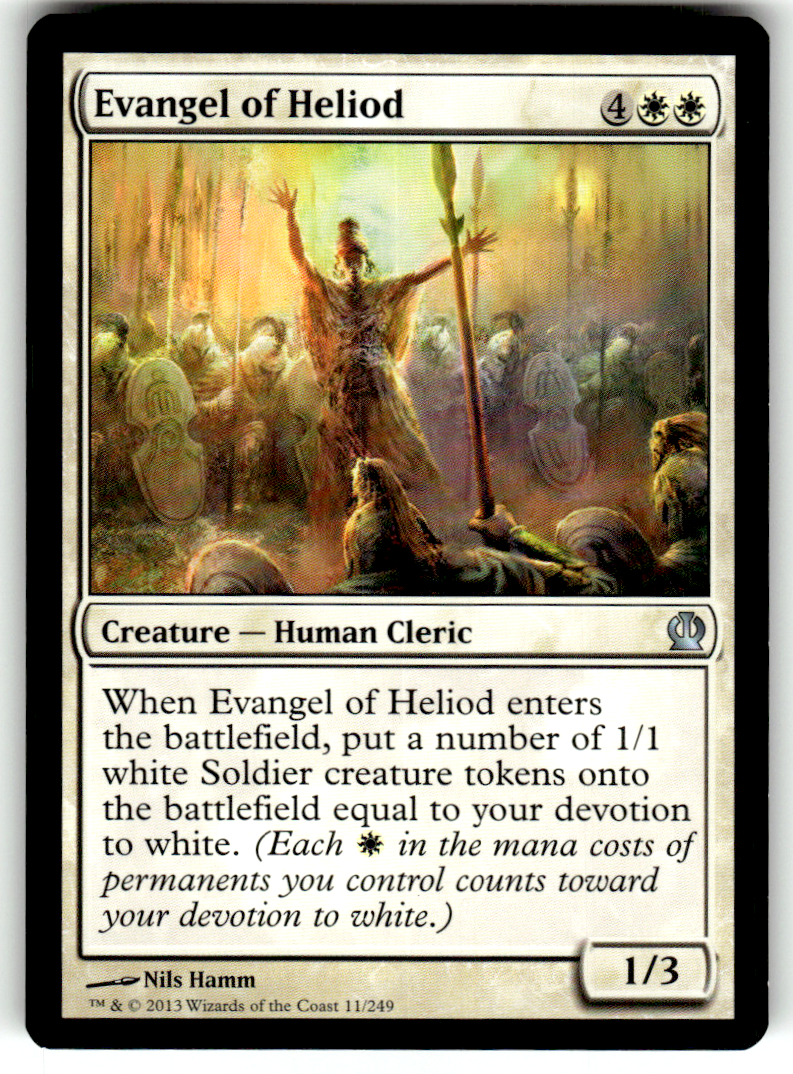 Evangel of Heliod Theros 11 U Magic: The Gathering Lightly Played
