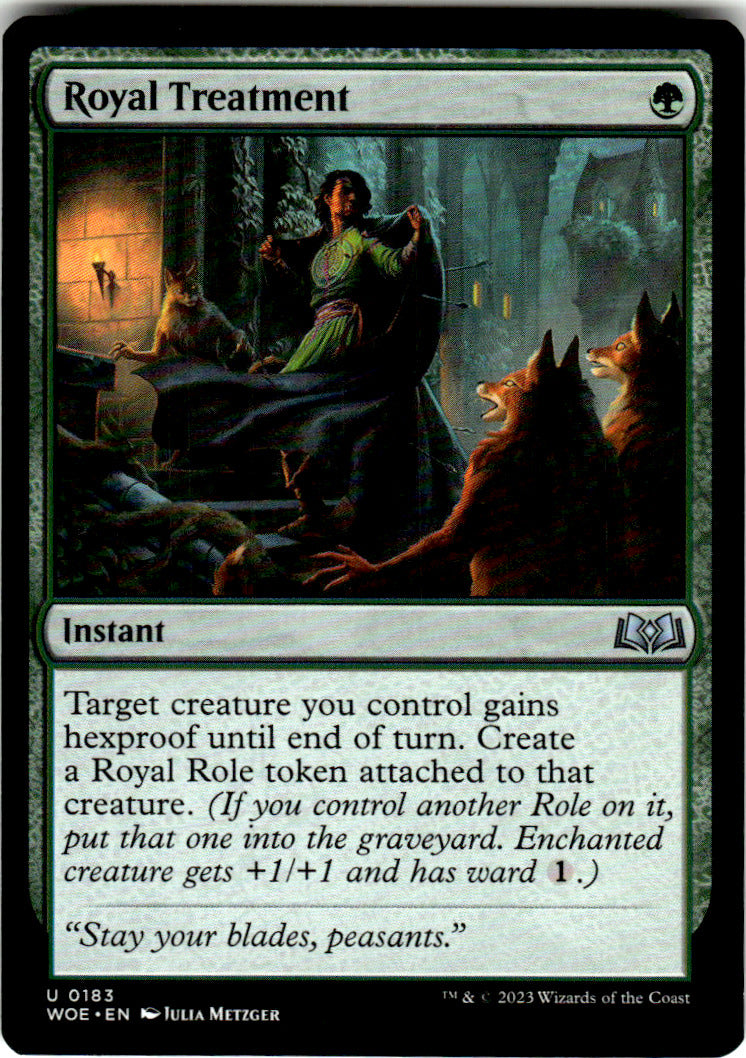 Royal Treatment Wilds of Eldraine 183 U Magic: The Gathering Near Mint