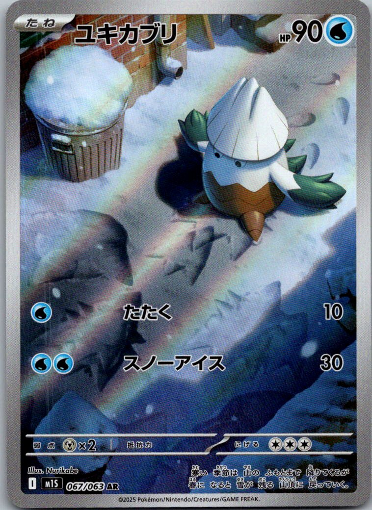 Snover 067/063 Art Rare Mega Symphonia Pokemon Japanese Near Mint