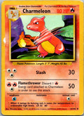 Charmeleon 24/102 Uncommon Base Set Unlimited Pokemon Damaged