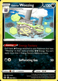 Galarian Weezing Chilling Reign 096/198 Rare Pokémon — English Near Mint
