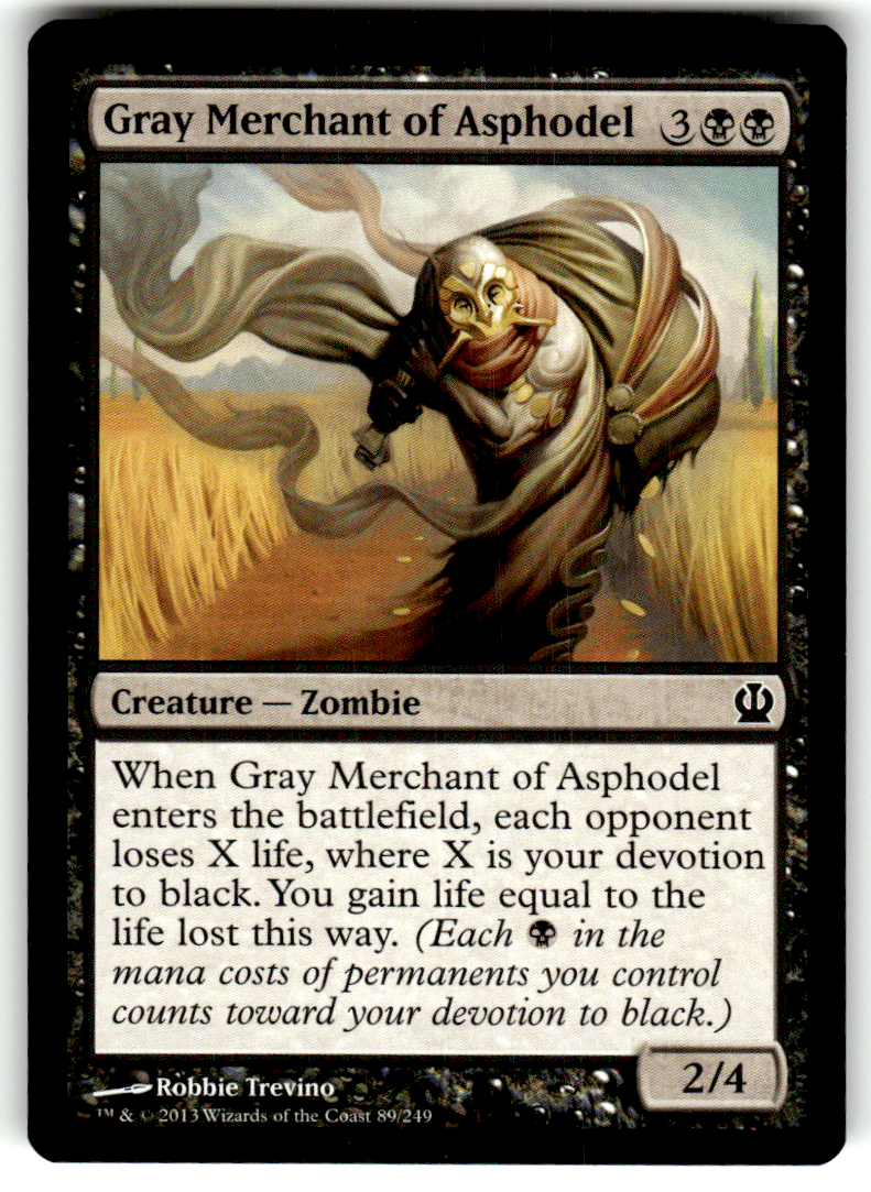 Gray Merchant of Asphodel Theros 89 C Magic: The Gathering Near Mint