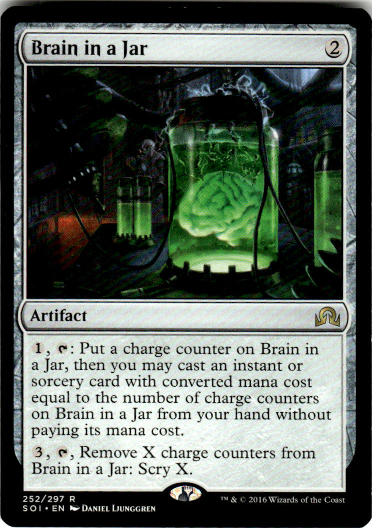 Brain in a Jar Shadows over Innistrad 252 R Magic: The Gathering Near Mint