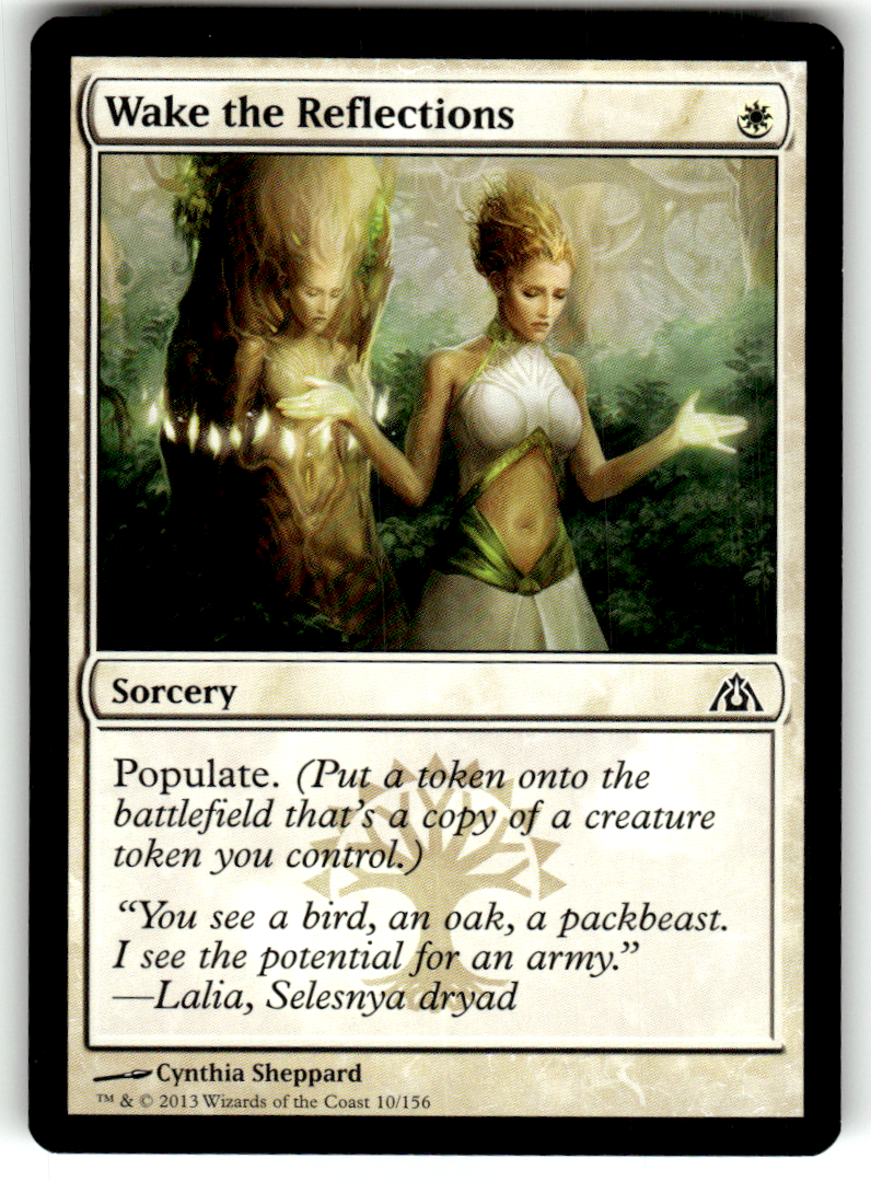 Wake the Reflections Dragon's Maze 10 C Magic: The Gathering Lightly Played