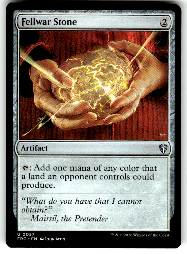 Fellwar Stone Commander: Reality Fracture 57 U Magic: The Gathering Near Mint