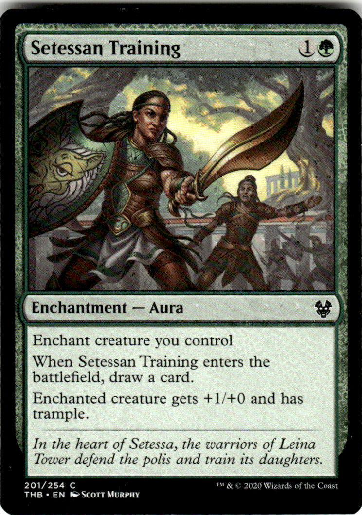 Setessan Training Theros Beyond Death 201 C Magic: The Gathering Near Mint