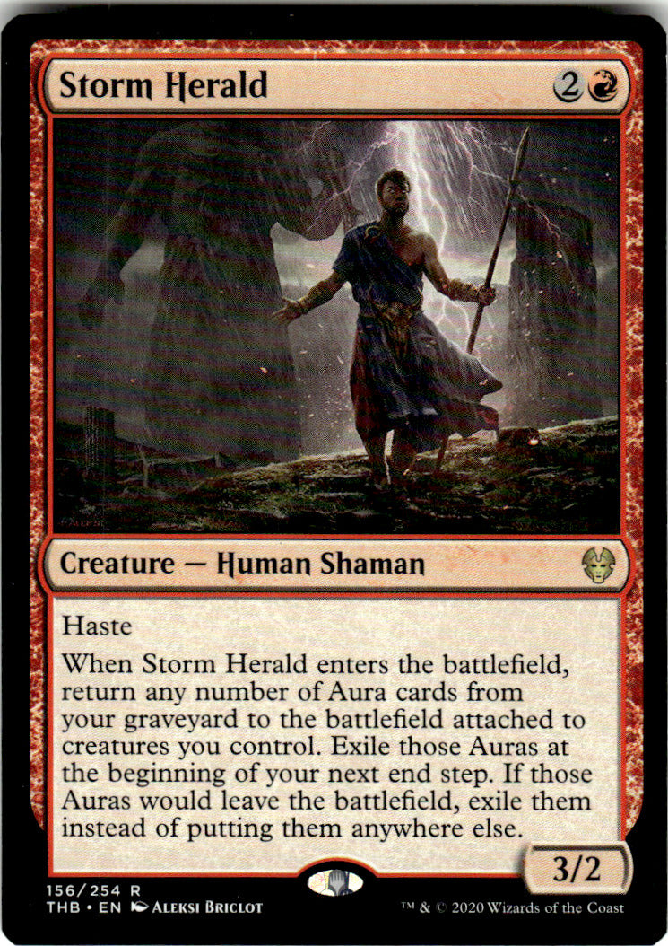 Storm Herald Theros Beyond Death 156 R Magic: The Gathering Near Mint