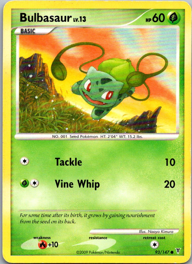 Bulbasaur 93/147 Common Supreme Victors Pokemon Heavily Played