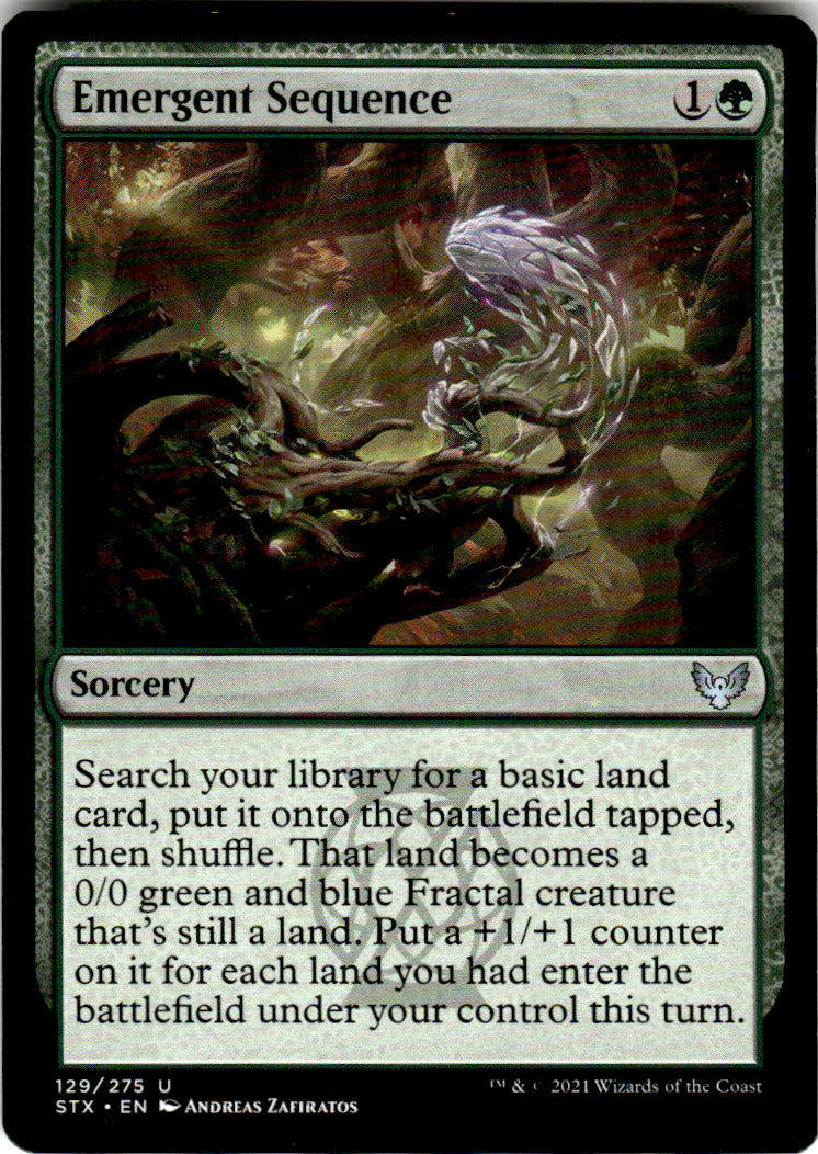 Emergent Sequence Strixhaven: School of Mages 129 U Magic: The Gathering