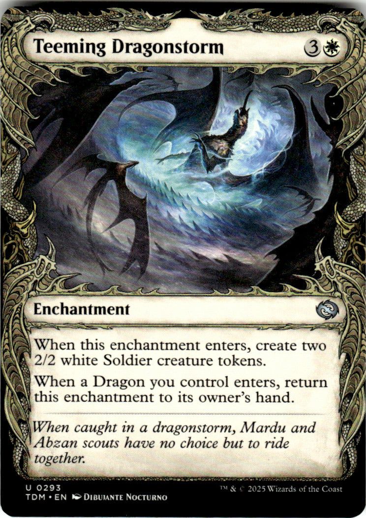 Teeming Dragonstorm (Showcase) Tarkir: Dragonstorm 293 U Magic: The Gathering
