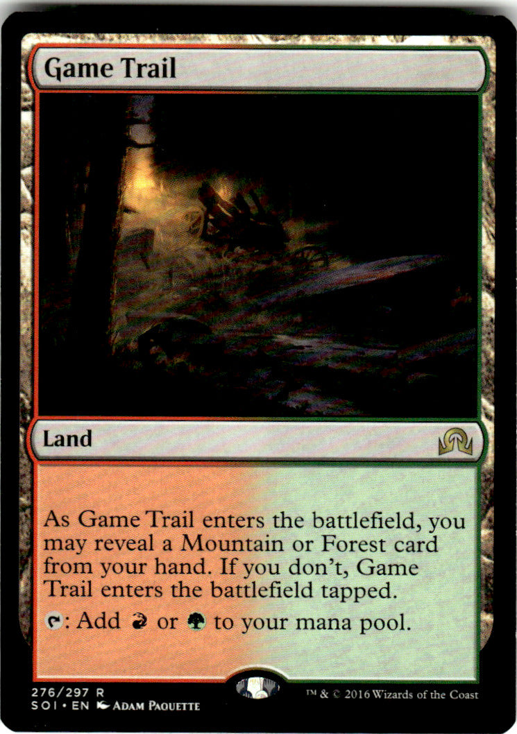 Game Trail Shadows over Innistrad 276 R Magic: The Gathering Near Mint