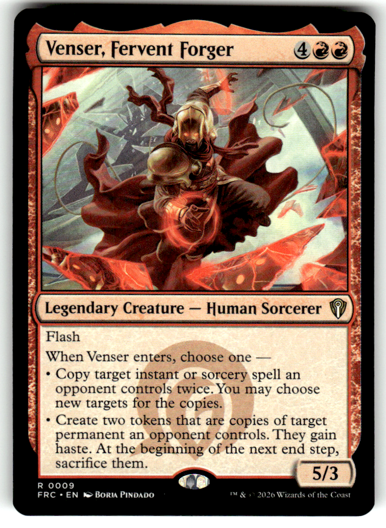 Venser, Fervent Forger Commander: Reality Fracture 9 R Magic: The Gathering