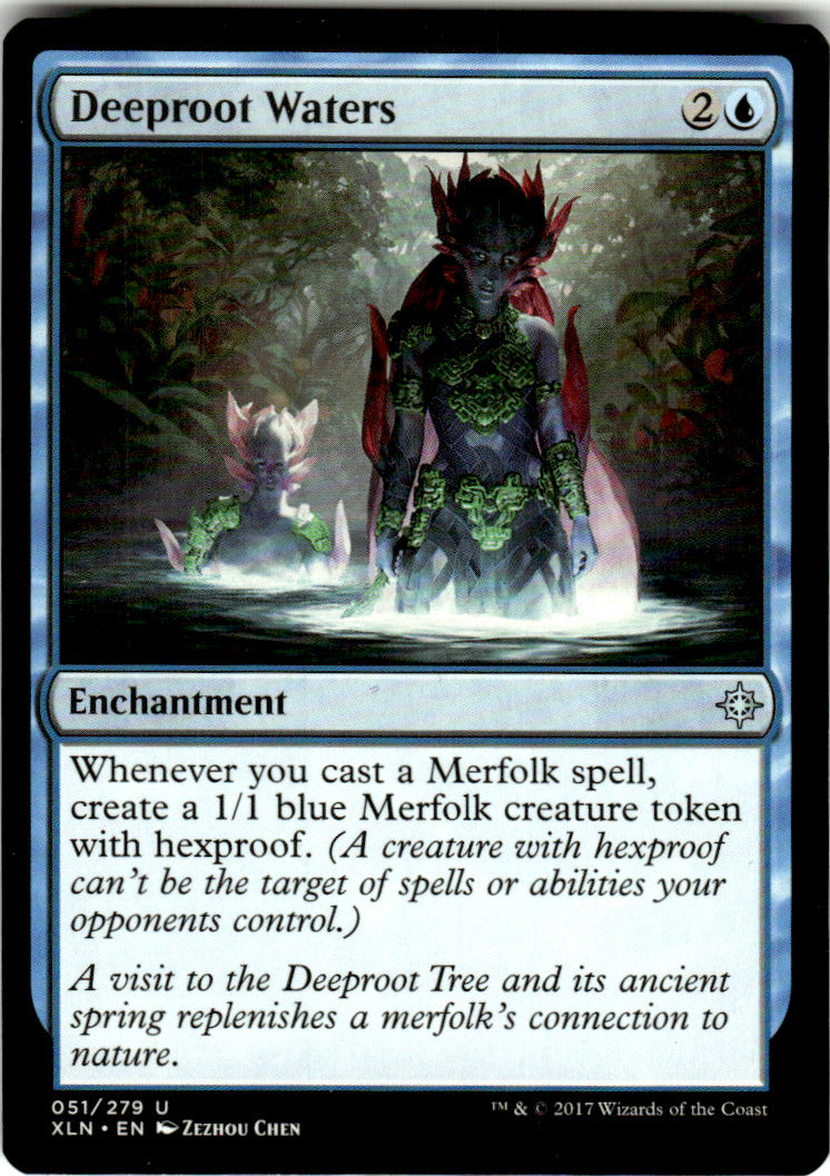 Deeproot Waters Ixalan 51 U Magic: The Gathering Near Mint