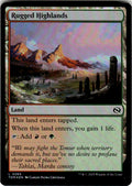 Rugged Highlands Tarkir: Dragonstorm 265 L Foil Magic: The Gathering Near Mint