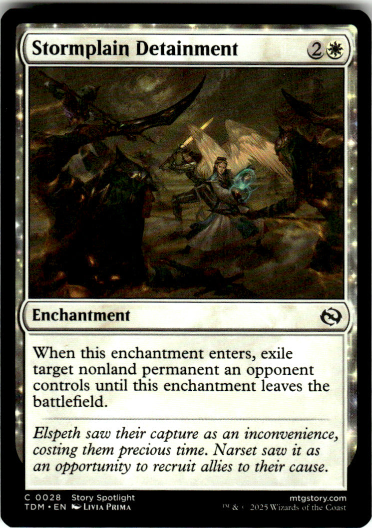 Stormplain Detainment Tarkir: Dragonstorm 28 C Magic: The Gathering Near Mint