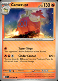 Camerupt Paldean Fates 012/091 Uncommon Pokémon — English Near Mint