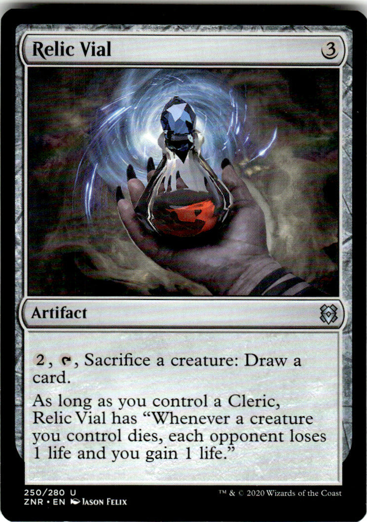 Relic Vial Zendikar Rising 250 U Magic: The Gathering Near Mint